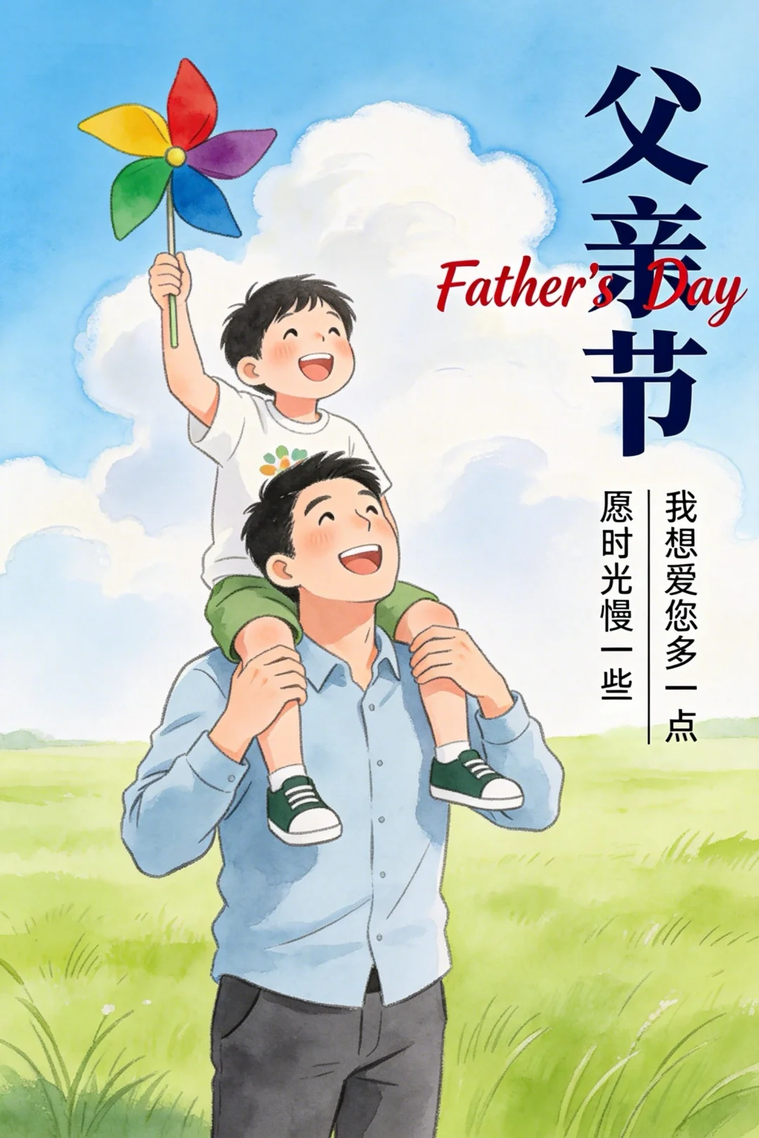 2026父亲节祝福图片壁纸