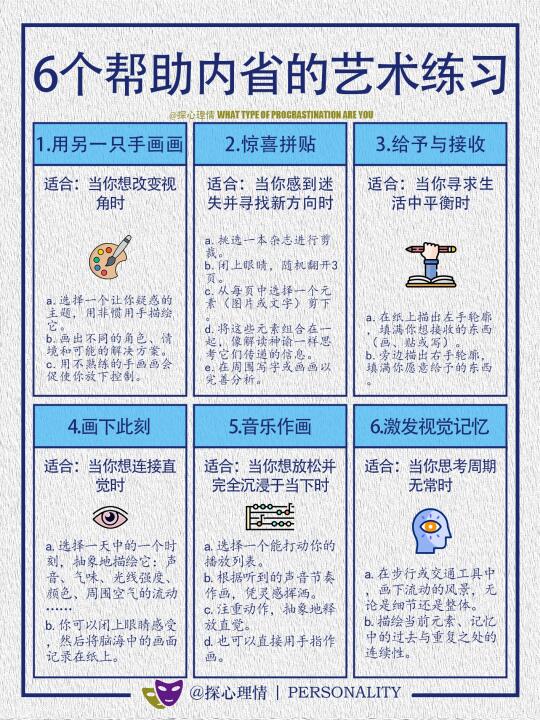 6个帮助你内省的艺术练习