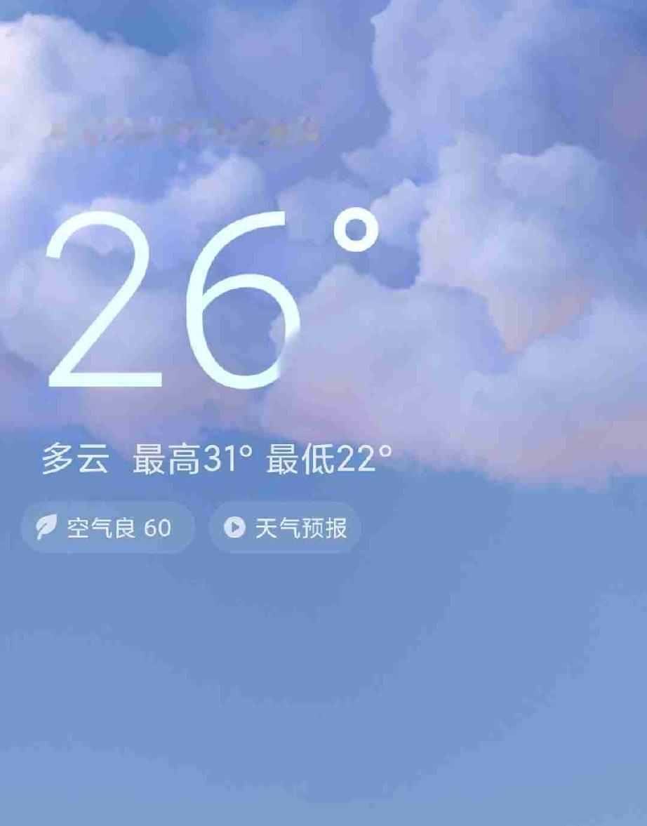 我的今日状态：🐯虎虎生威
我这里的天气：🌤️多云

今日最高气温31度，最低