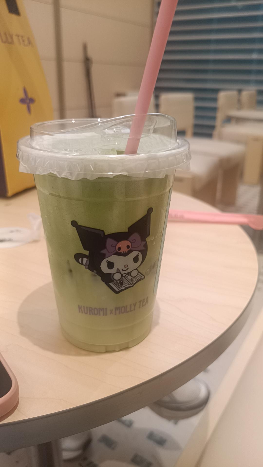 谁懂啊！库洛米联名抹茶饮太戳少女心了✨
 
谁能拒绝库洛米和奶茶的双重快乐！
今