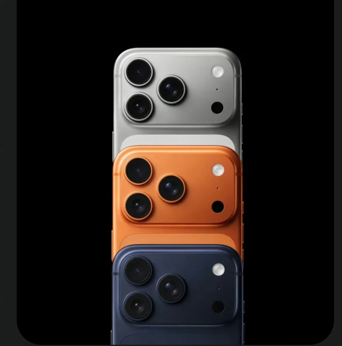 iPhone17系列价格 pro居然只有3种颜色，这次应该会换深蓝色[允悲] ​