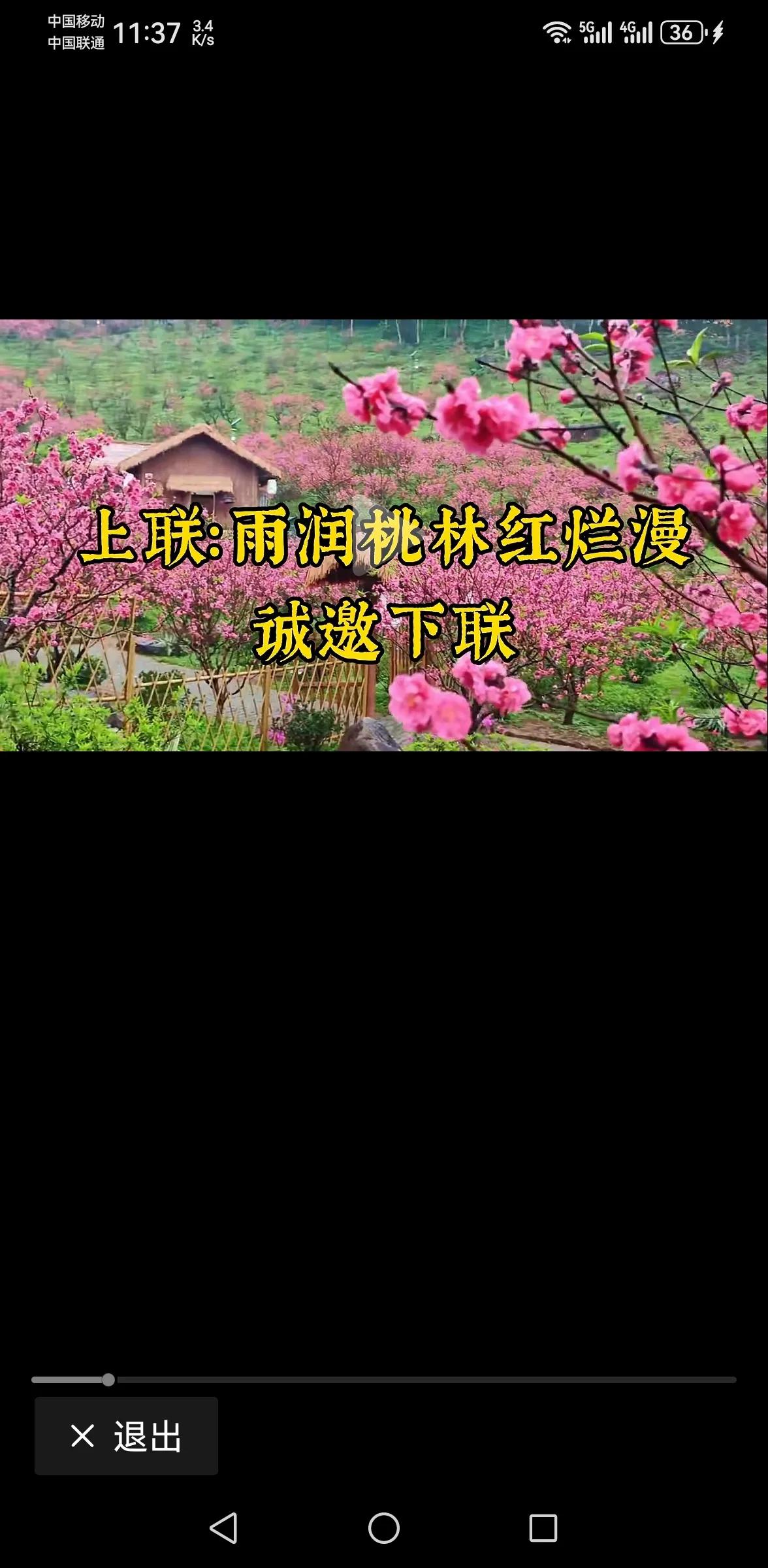 上联: 雨润桃林红烂漫；
下联: 助力友邻路路通。
横批：一带一路