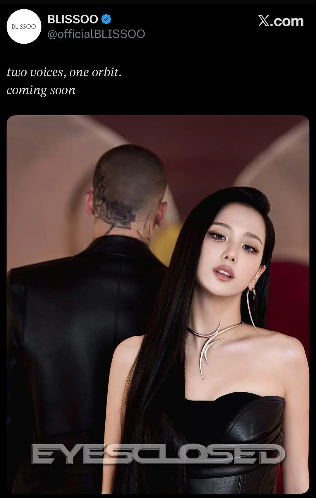 金智秀zayn合作曲预告 金智秀联手zayn合作单曲《Eyes Closed》预
