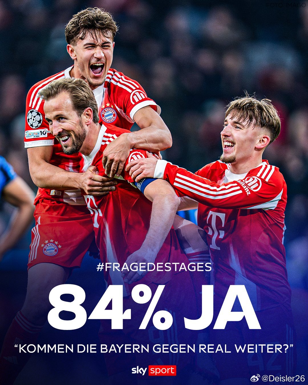 🚨🚨🚨［Sky］：很明確❗你們相信拜仁，相信他們能戰勝皇家馬德里晉級💪 