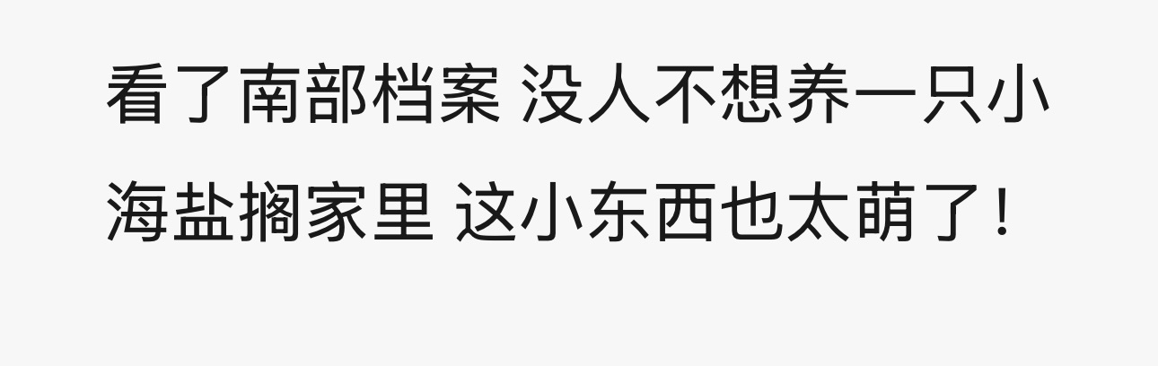 这小东西也太萌了！ 