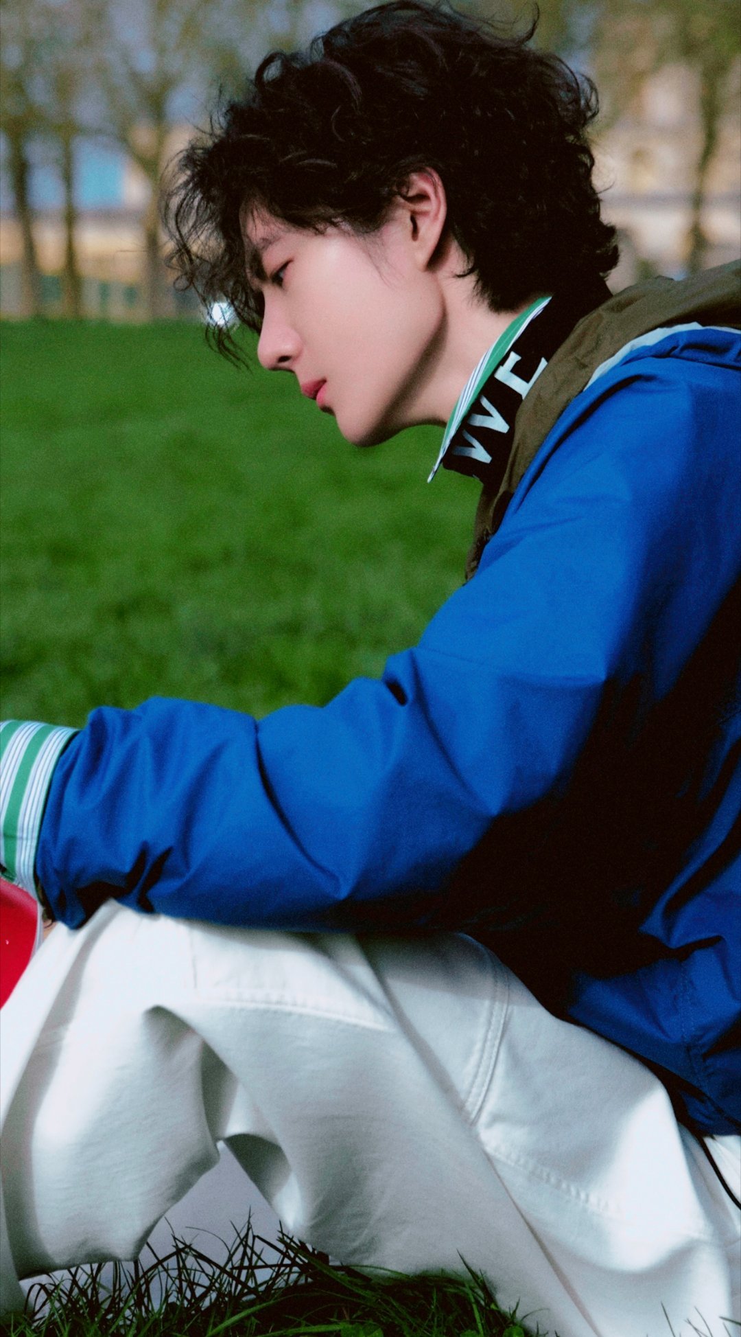 这简直就是bjd放在草地上，草，你走开！！！ 