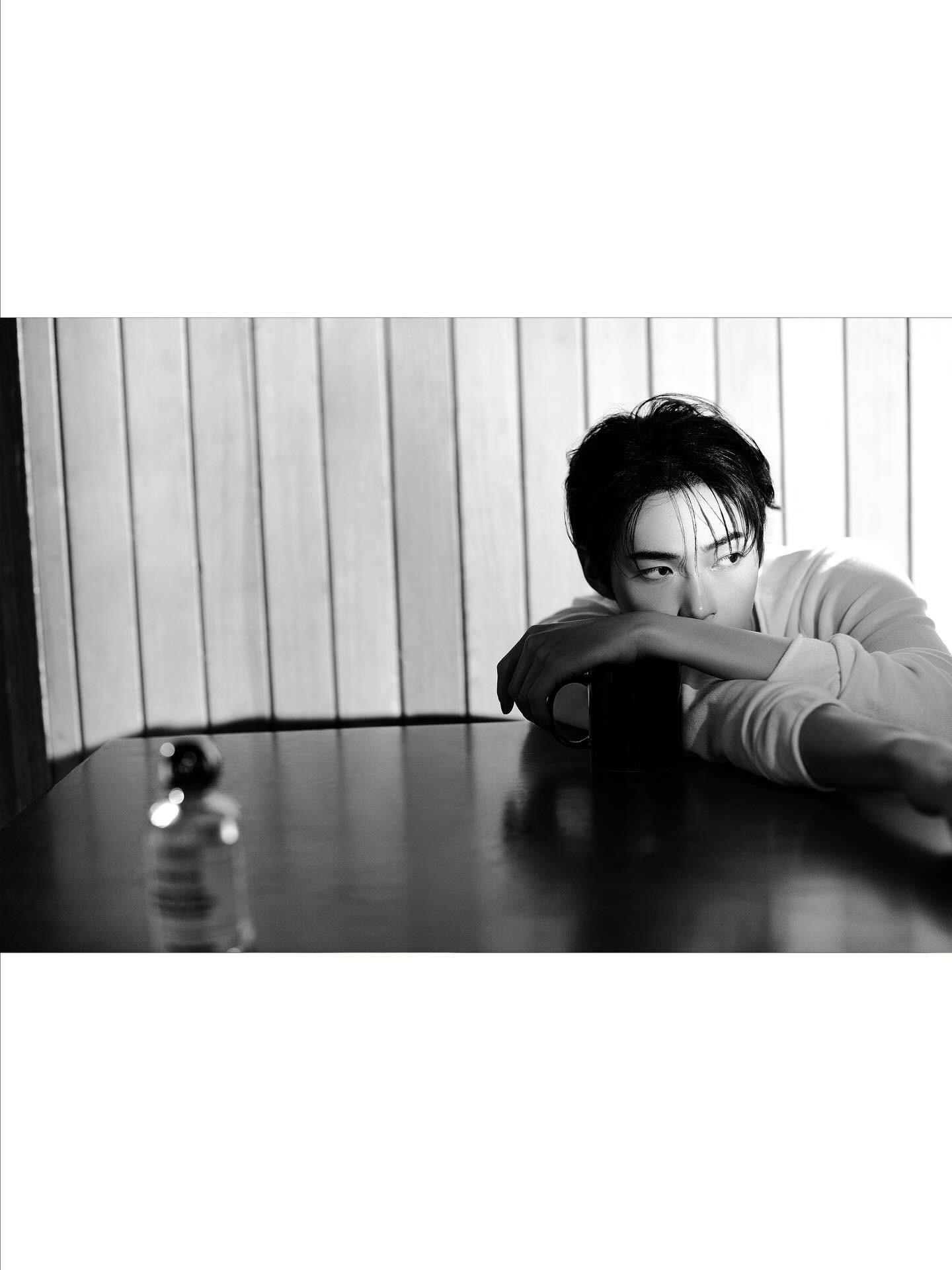 开通了个人ins的成韩彬 