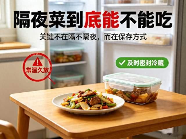 隔夜菜不能吃是谣言？医生实话：看懂这几点，剩菜吃得放心又健康