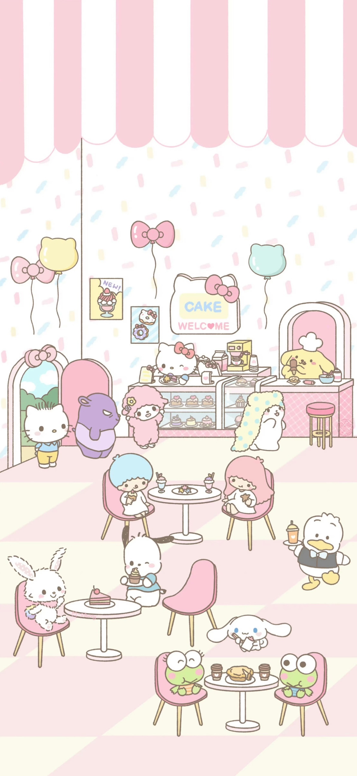 三丽鸥壁纸分享三丽鸥家族 ｜Hello Kitty｜甜妹壁纸 ｜可爱壁纸｜卡通动