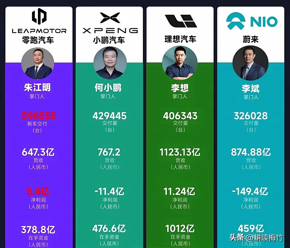 零跑车卖的最多，营收额和在手资金却最少！什么情况？

去年可以说是零跑风生水起的