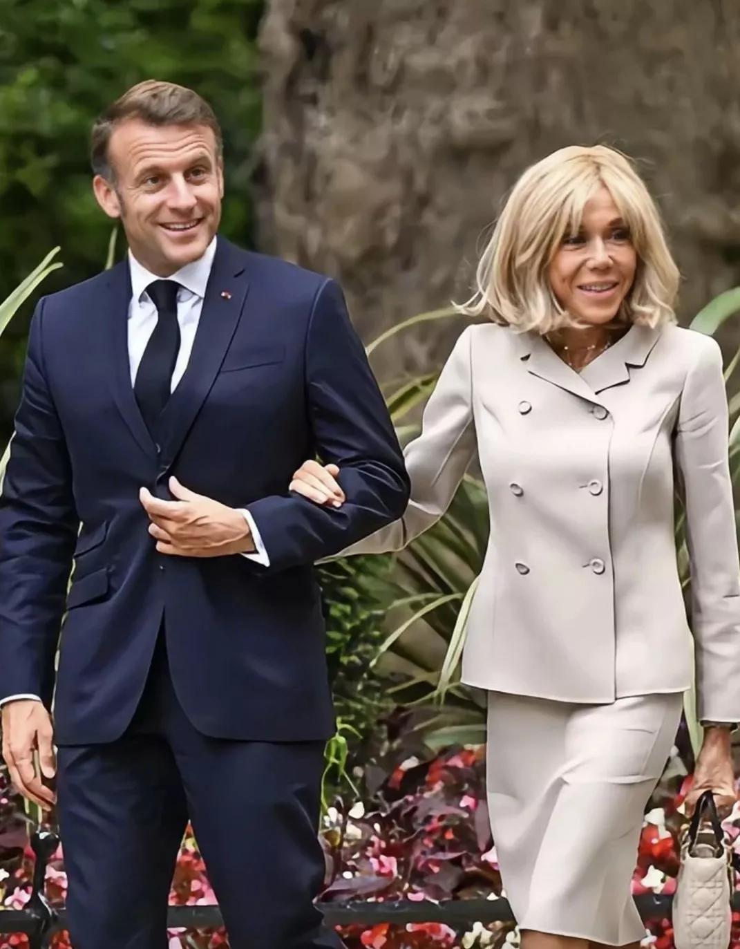 和人品好的女人结婚真旺夫，法国总统马克龙媳妇就是典范，她不仅在生活中给予马克龙无