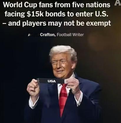 见过不要脸的，没见过这么不要脸的！ 特朗普现在直接把手伸到世界杯上面，摆明了就是
