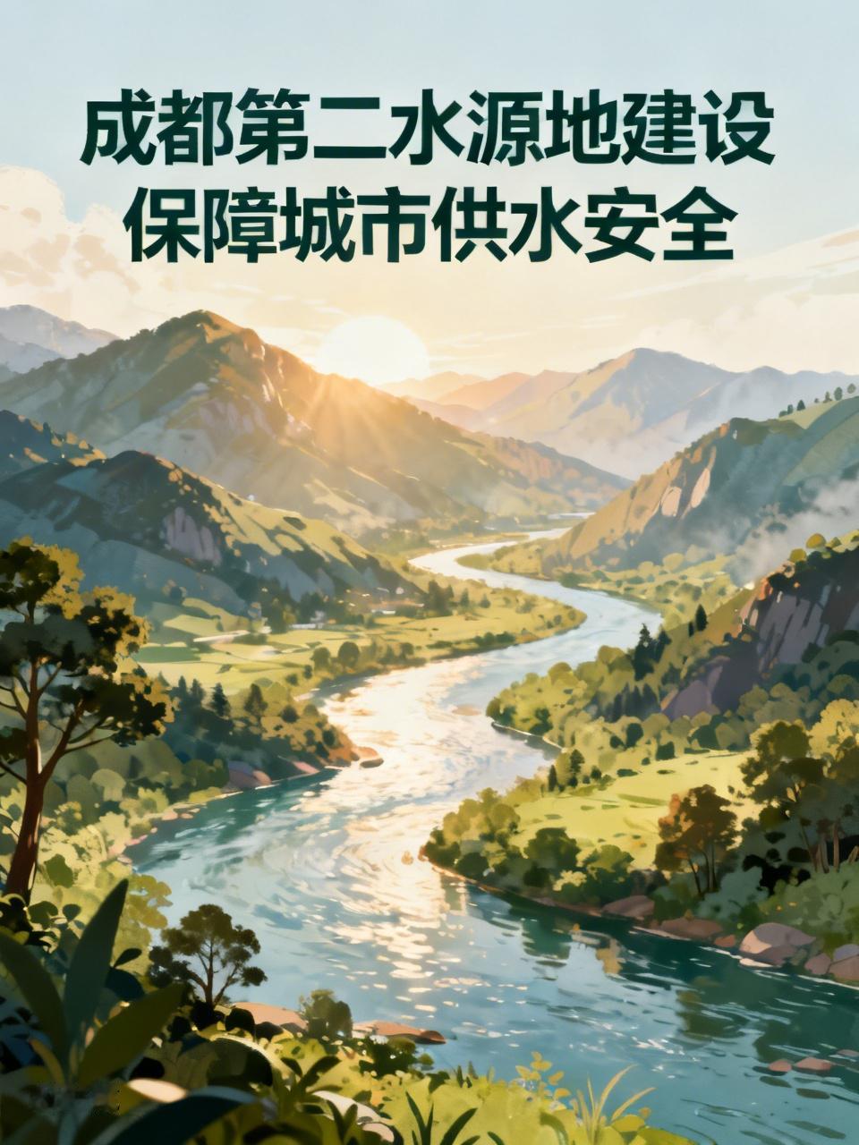 成都建设第二水源地，原因可不少。成都人口众多，城市发展迅速，对水的需求量日益增大