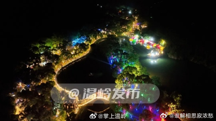台州温岭文旅新业态点亮夜间经济近日，浙江温岭长屿硐天“星河硐天·仙侠秘境”奇幻夜