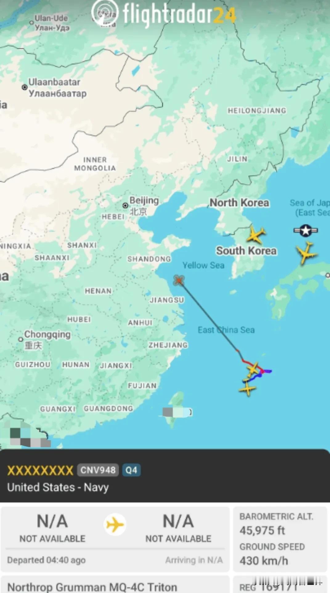 大年初九，美军还不消停！

2月25日上午，美军MQ‑4C战略无人机从嘉手纳起飞