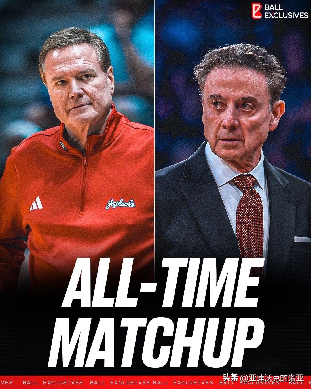 两位名人堂教练的交手，圣约翰大学Rick Pitino vs 堪萨斯Bill S