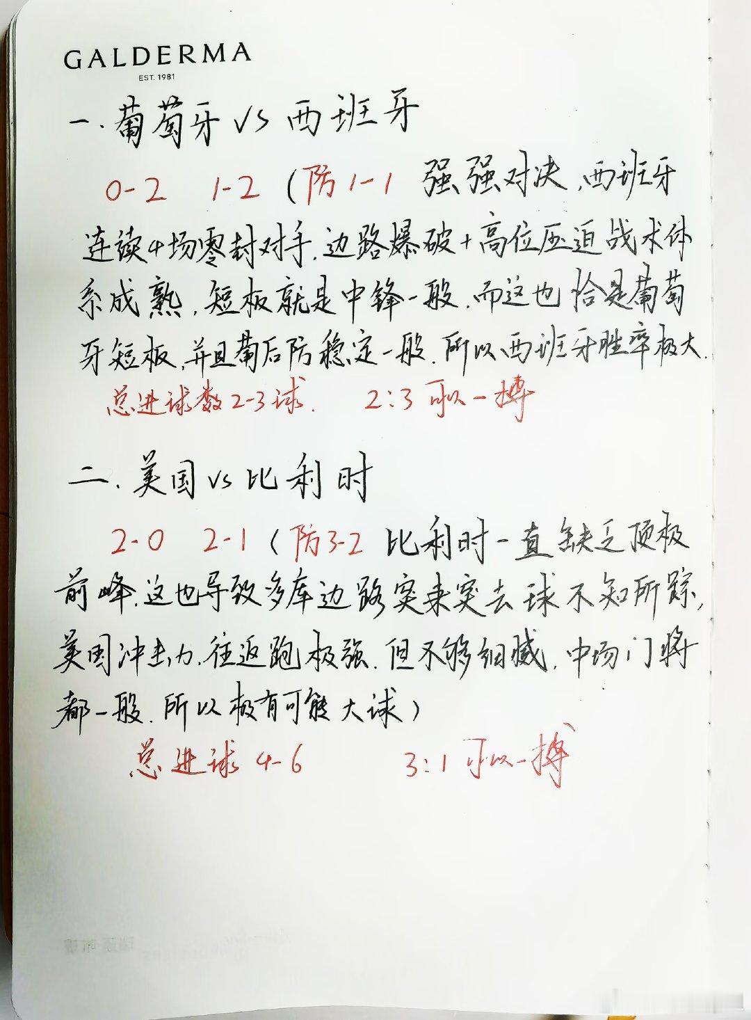 葡萄牙vs西班牙，美国vs比利时赛事预测，供参考！ 管泽元预测法国巴西会师决赛 