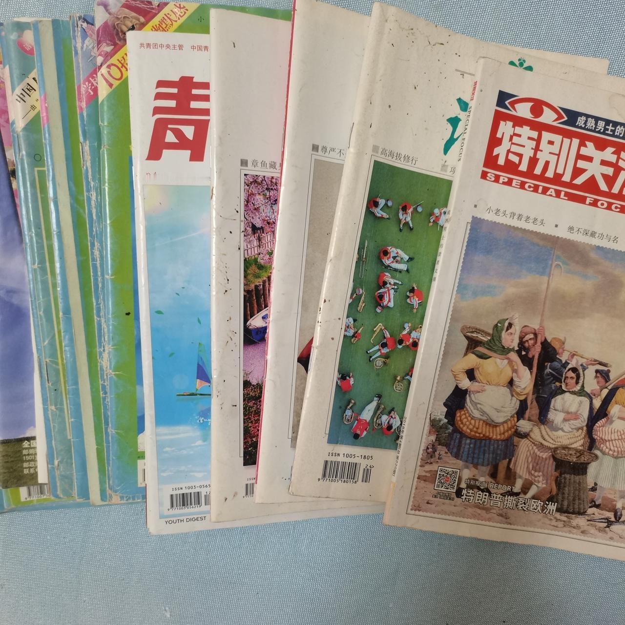 我舍不得卖掉过期的杂志和书籍，它们可是知识与写作的源泉。每次翻阅，总有创作的灵感