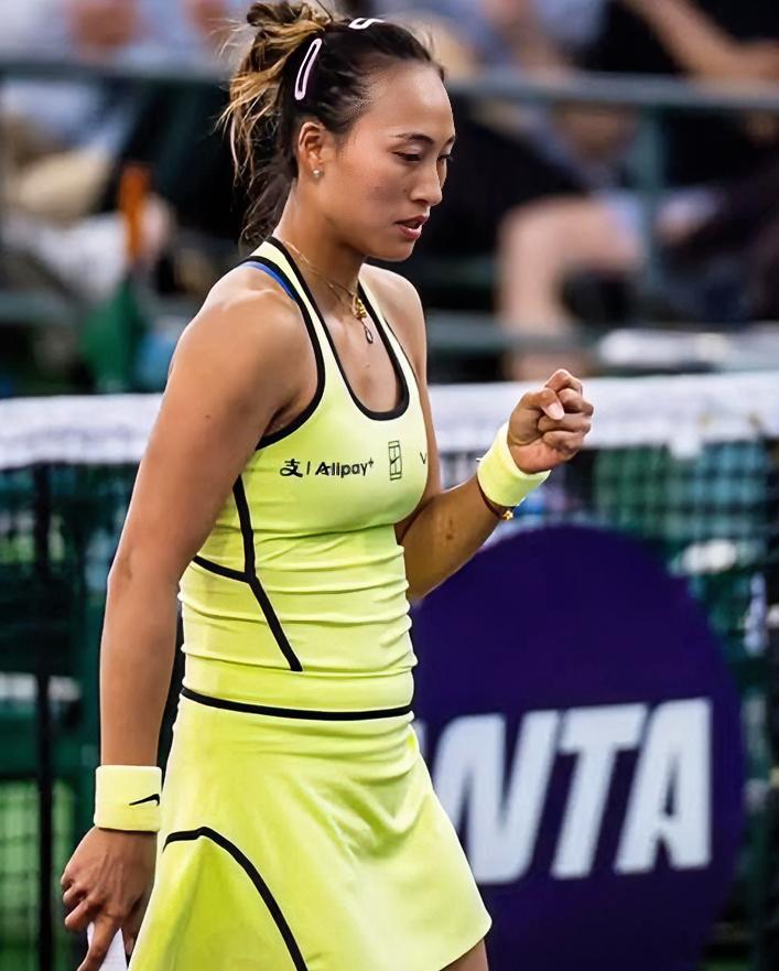 你喜欢郑钦文吗？喜欢，喜欢她场上那种拼劲，没有退路时的强力反击！！