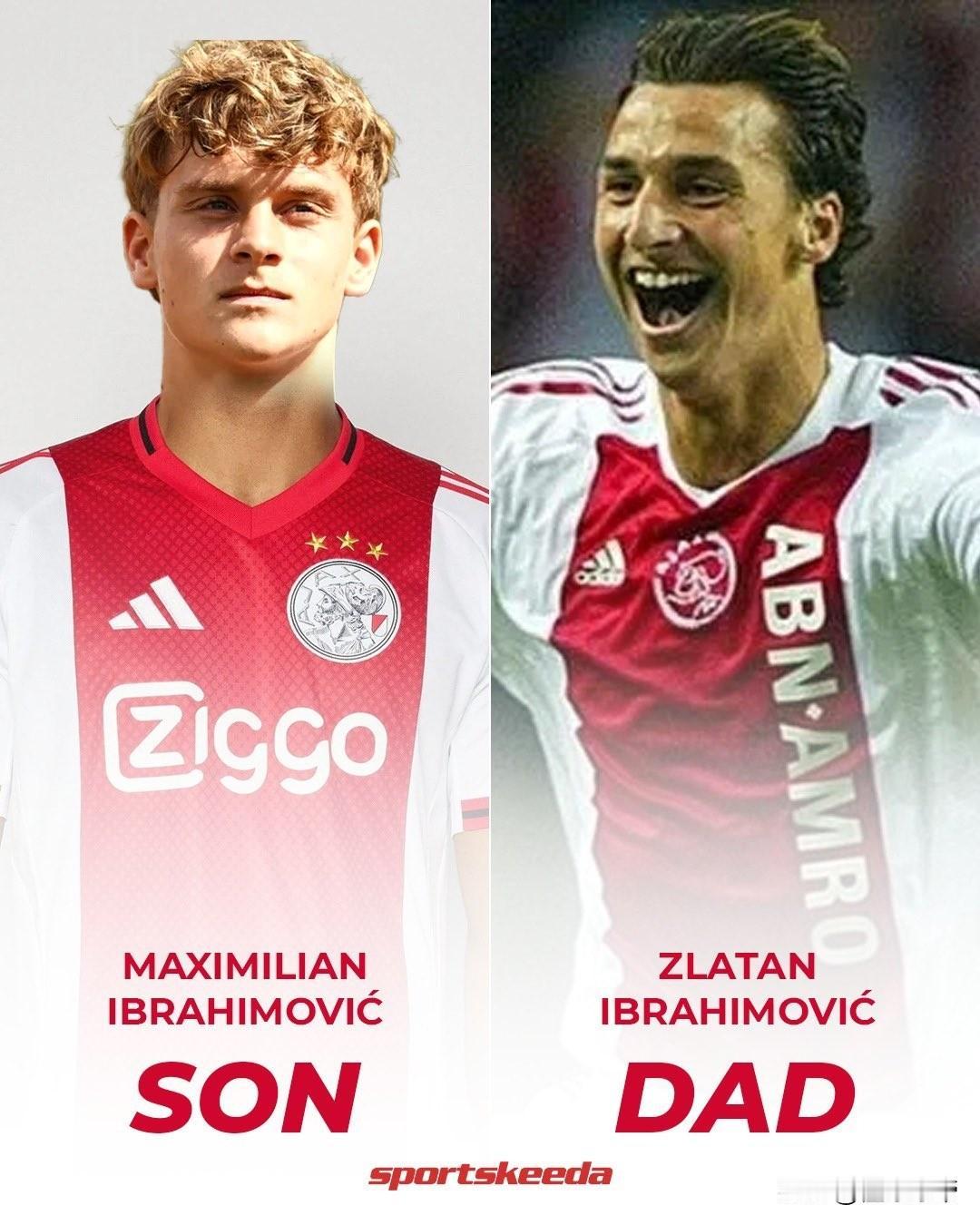 圆了儿子的豪门梦，AC米兰从阿贾克斯租借伊布之子!

据荷兰媒体报道，AC米兰已