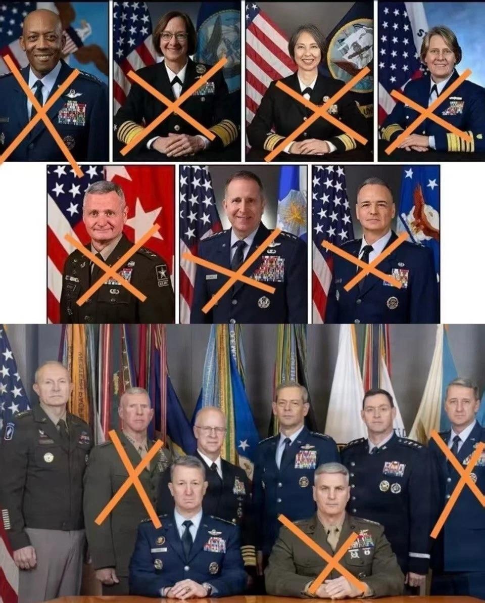 4月2日，美国国防部长皮特·赫格塞思在同一天内解职了3名陆军高级将领，包括美国陆