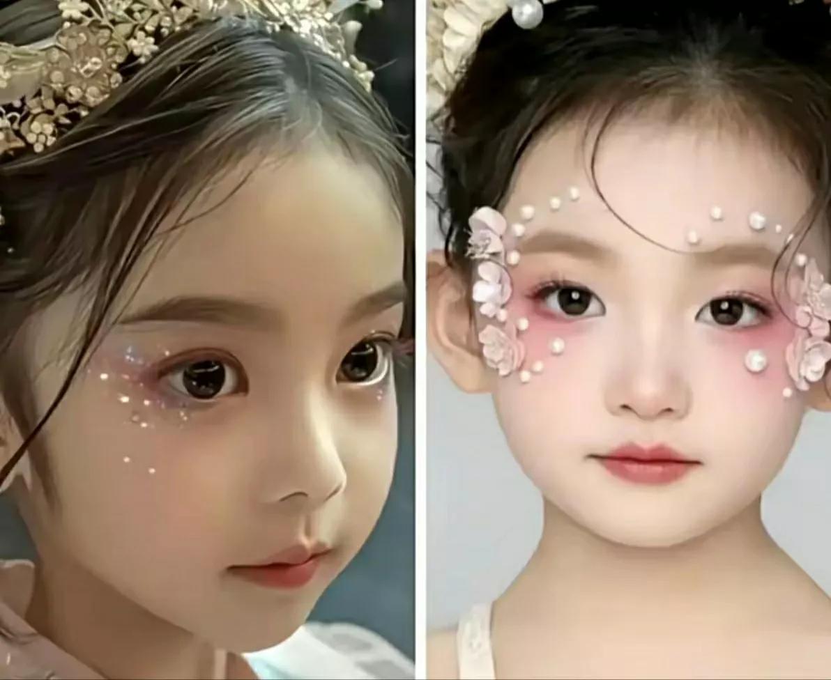 看看我们中国的小姑娘有多漂亮，谁说只有白种人的孩子像洋娃娃？我们中国人的小姑娘漂