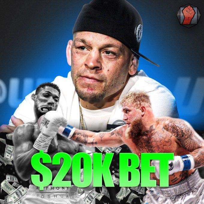 拳坛速递 内特-迪亚兹Nate Diaz 买 2万 杰克·保罗Jake Paul