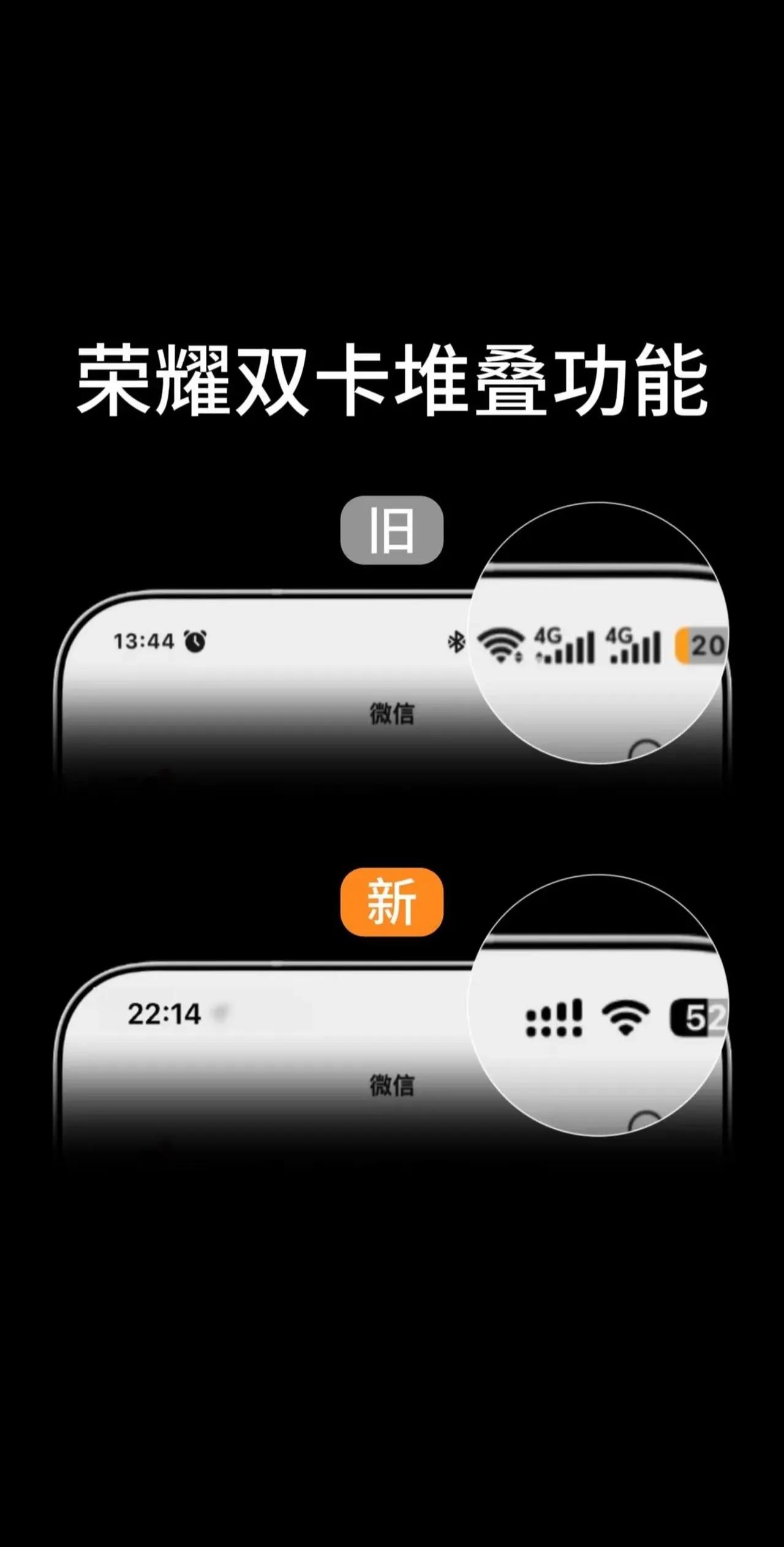 双卡用户最大的痛，状态栏永远不够用。
 
相信双持双卡的小伙伴都深有体会，手机状