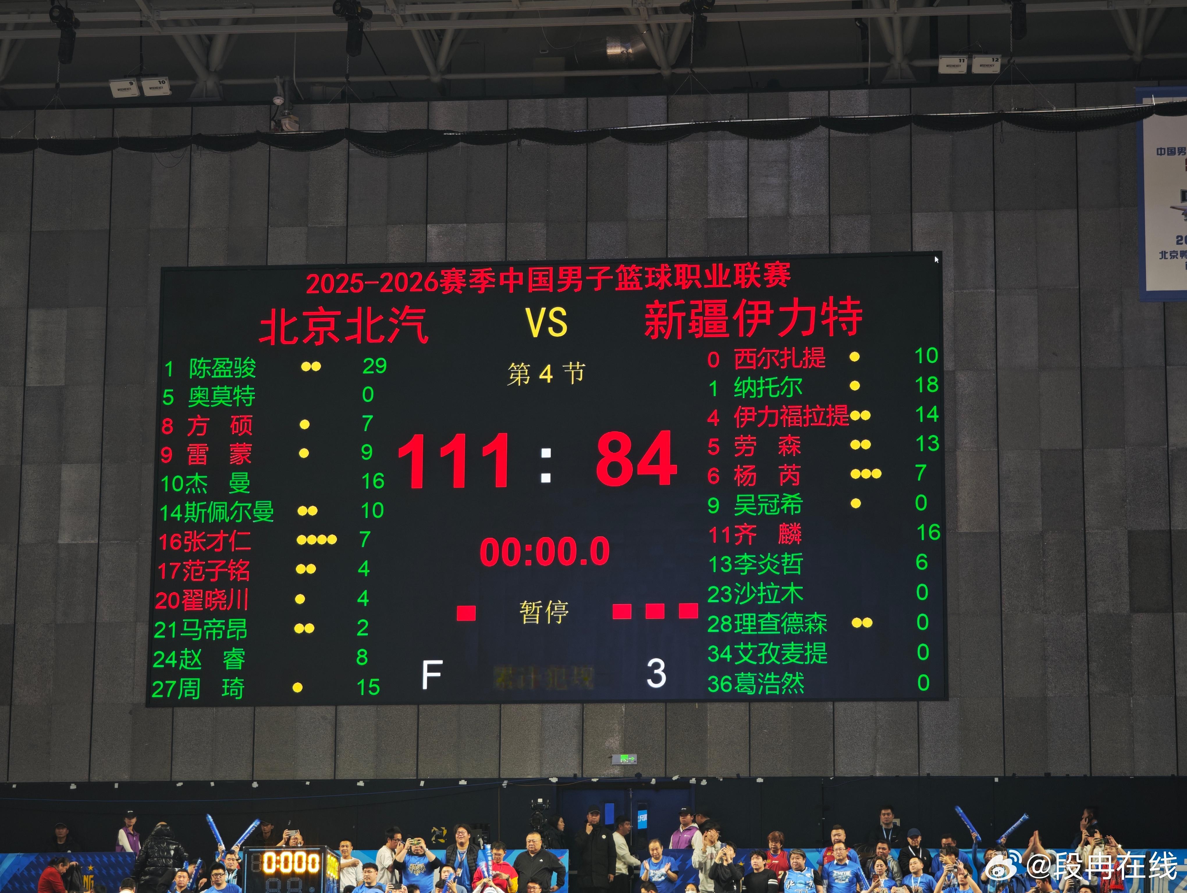 多点开花、四人得分上双，北京队用一场酣畅淋漓得分过百的胜利拿下主场开门红。北京队
