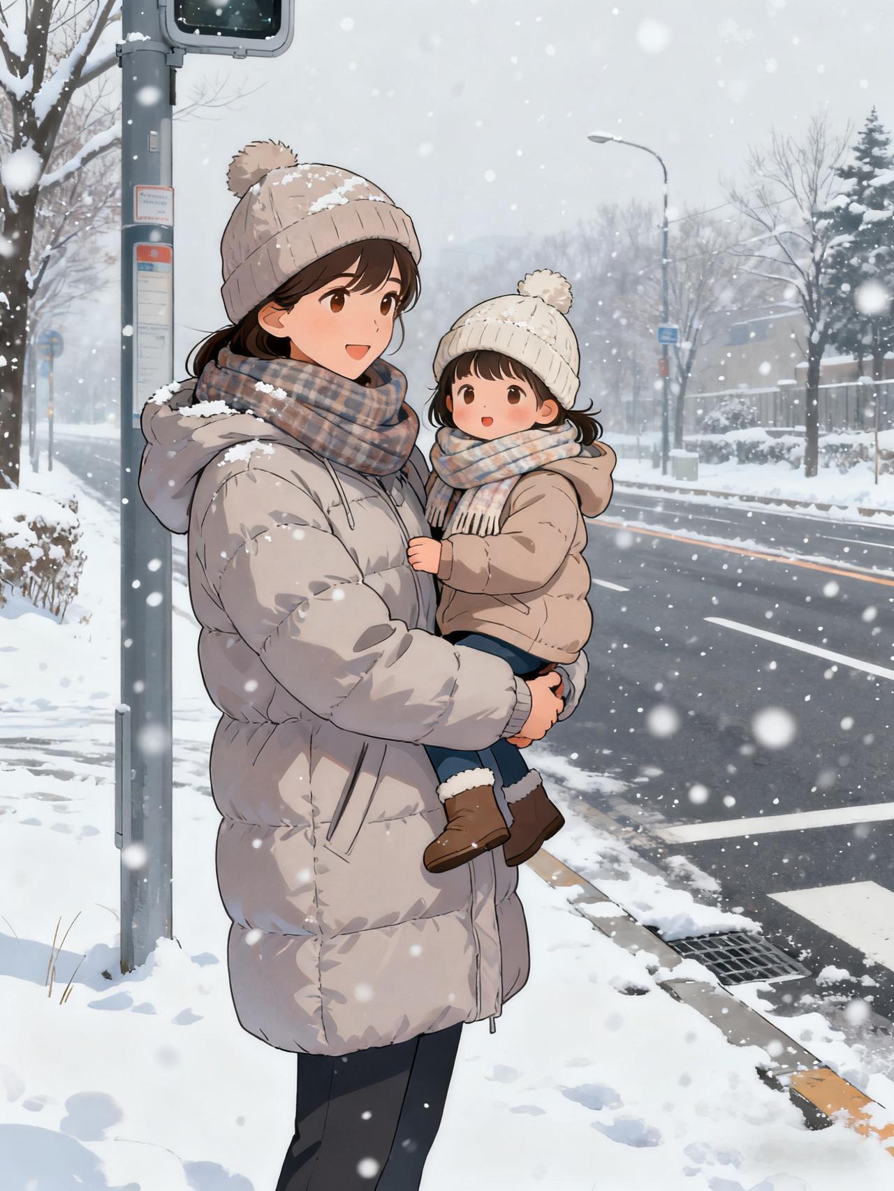 打出租车，正值下班和放学高峰期，抱着孩子在路边，等了快十分钟才打上

想起多年前