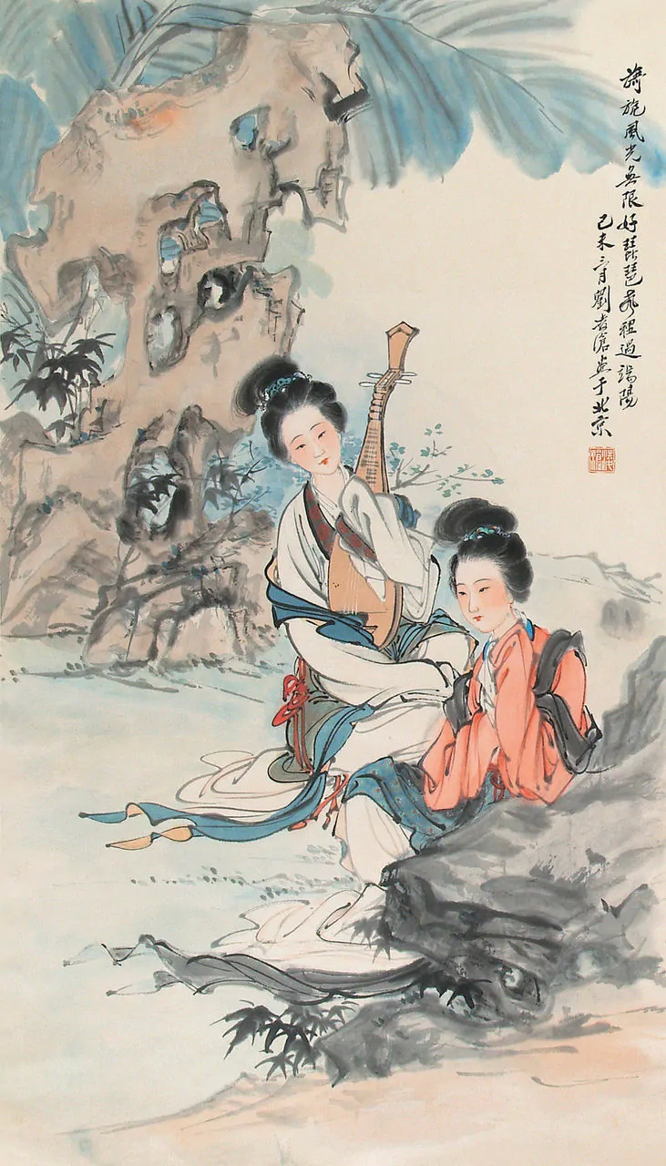 刘凌沧人物画欣赏刘凌沧（1908年—1989年），本名刘恩涵，字凌沧（为徐世昌总