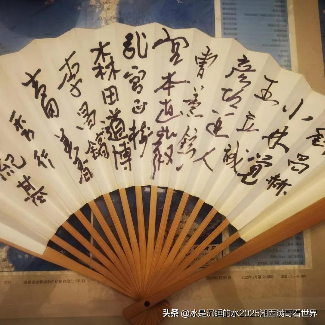 这把扇子应该是日本围棋爱好者收藏的，以日本、南朝鲜棋手为主，有小林觉、王立诚、彦