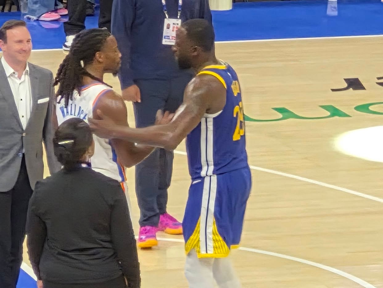 现场雷霆球迷谈上场追梦，并发文“我看完那场比赛直接热血沸腾了……都忘了自己还拍到