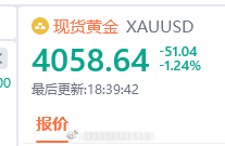 黄金现价4058多 防守4052 看4070位置！！！！黄金原油趋势剖析大师-杜
