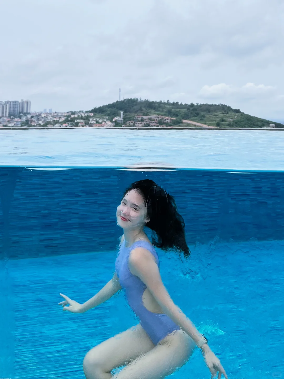 夏天适合浸泡在蓝色温柔里🩵