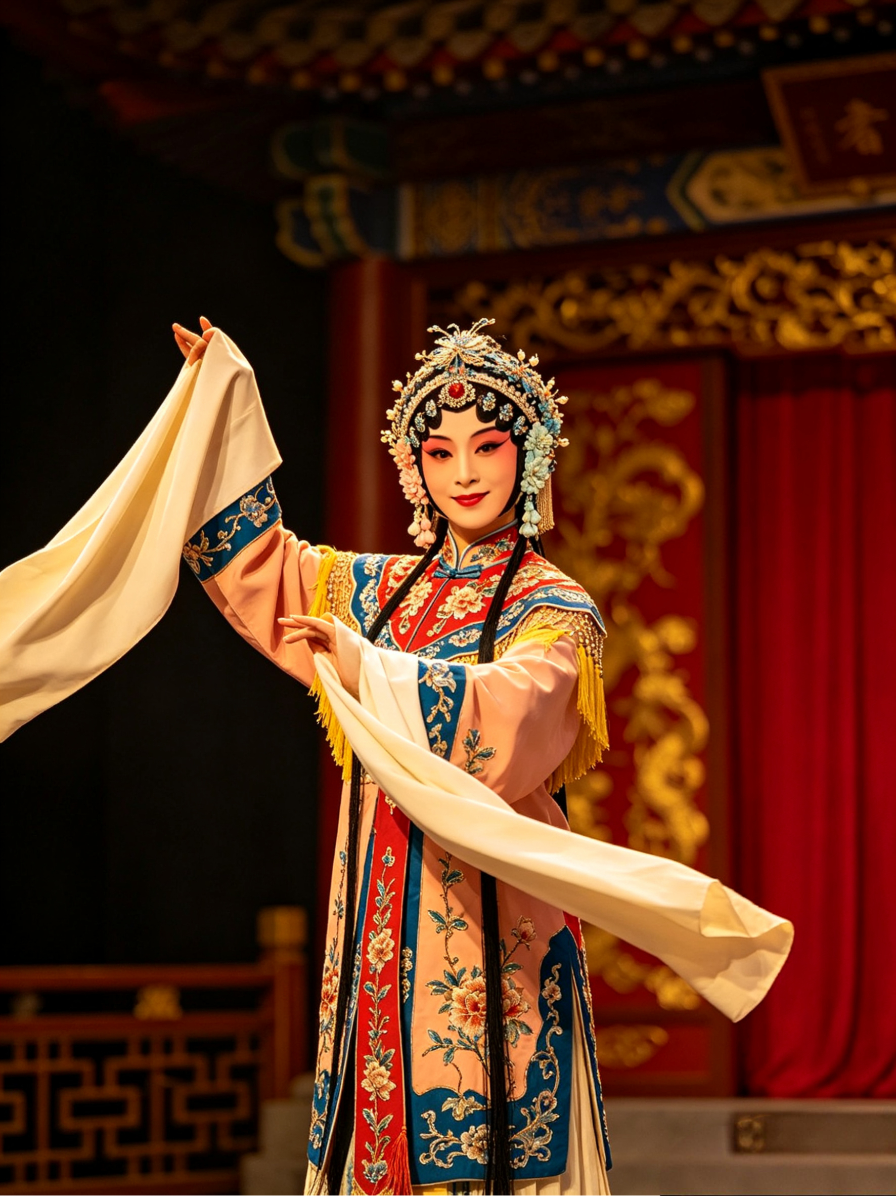 谁懂！中国戏曲两种极致浪漫京剧是紫禁城绣满金线的梦，水袖轻扬，唱腔婉转，唱尽才子