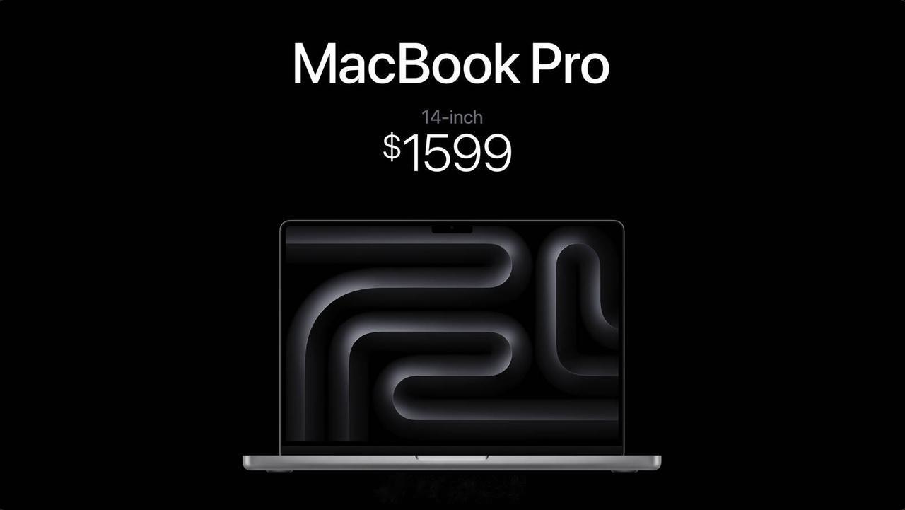MacBook Pro 14 英寸 1599 美元起售
MacBook Pro 