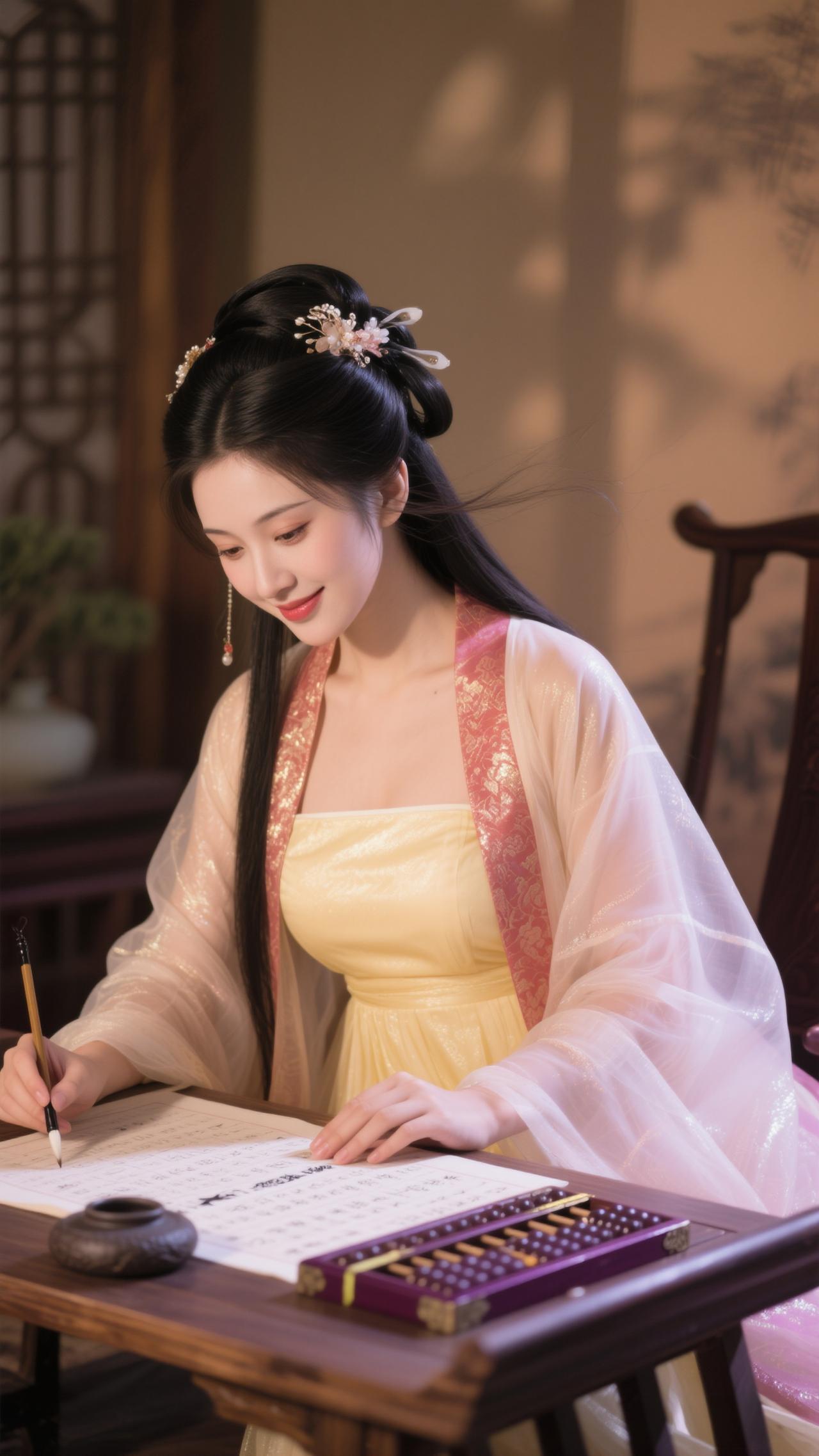 算来最是心头事，未写相思已上头。汉服写真 国风古韵 古装 原创作品 古风美女 