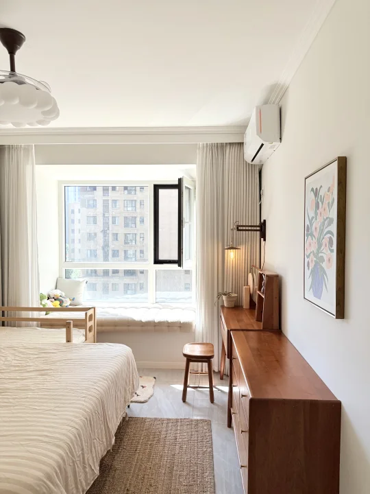 卧室｜我的床尾柜子也太好看了吧！