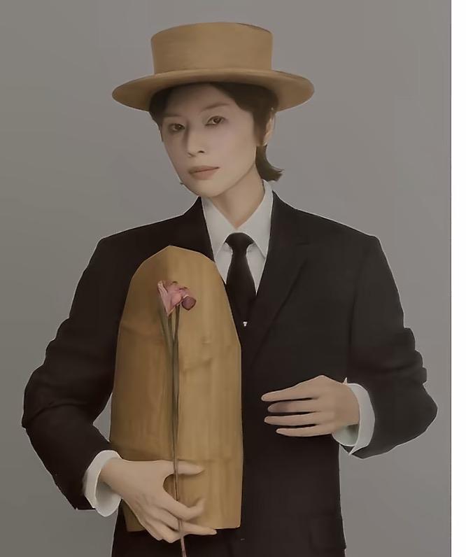 哈哈哈哈哈哈，首先，我们得承认董洁这次的造型，每张都能精准踩在我们的笑点之上！能