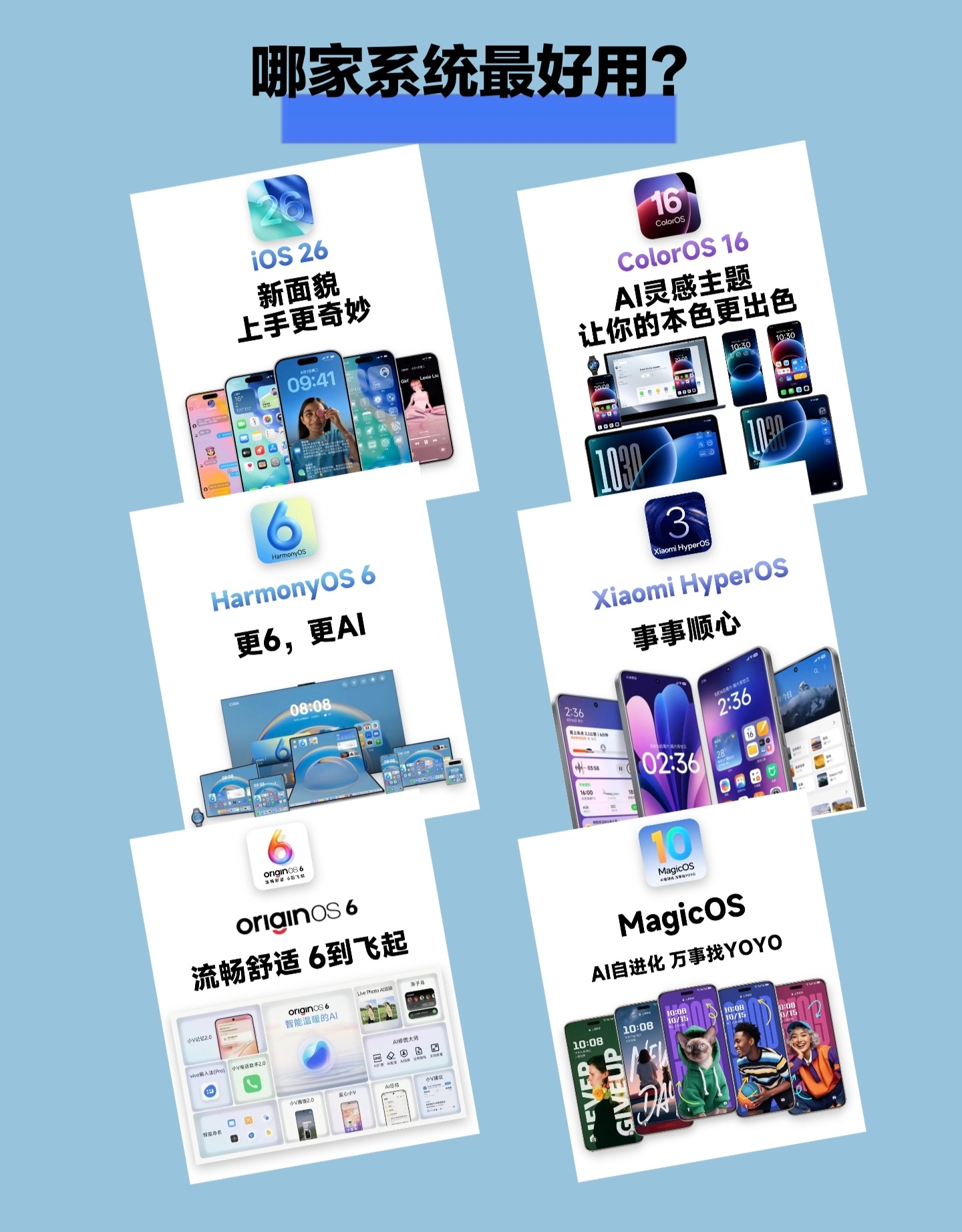 抛开品牌滤镜大家觉得哪家系统最好用？就那我自己来说吧，水果华米OV的系统都用过期