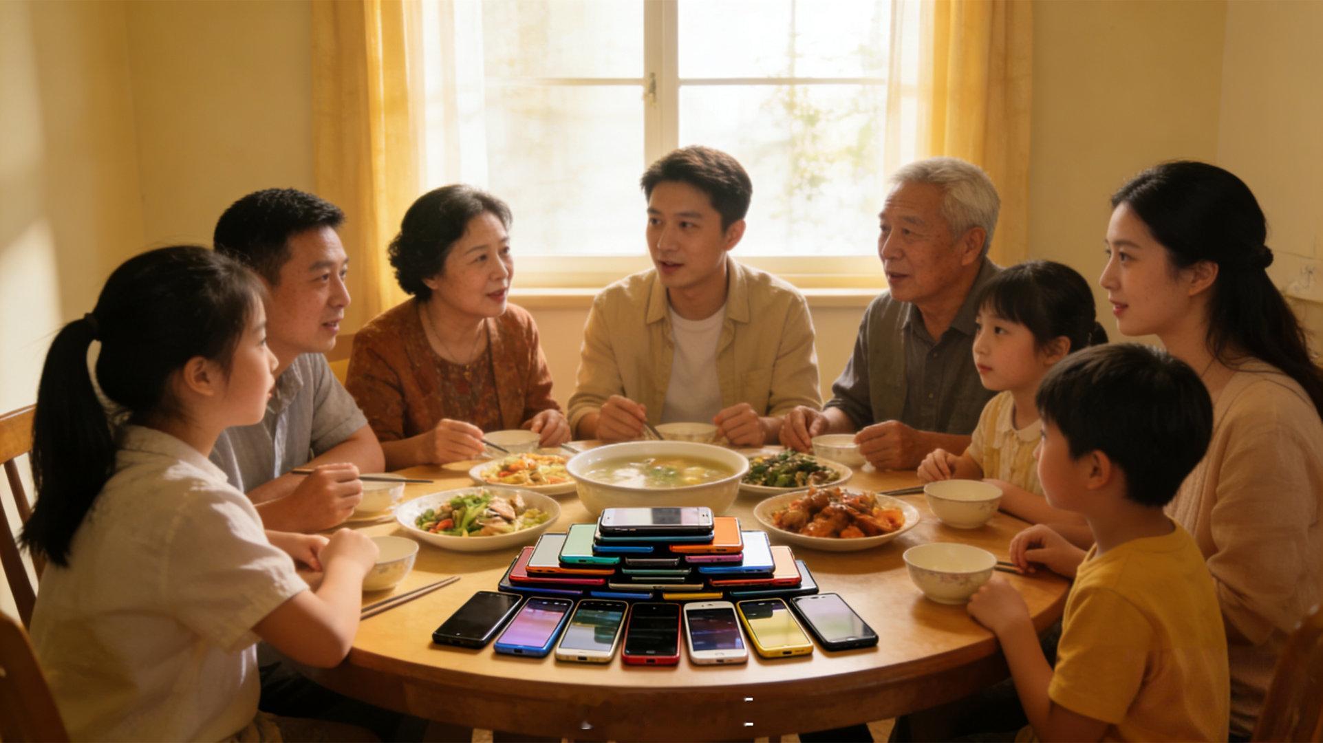 手机出现前的生活，智能手机出现之前，大家聚会聚餐氛围都更好一些，而现在大家聚一块