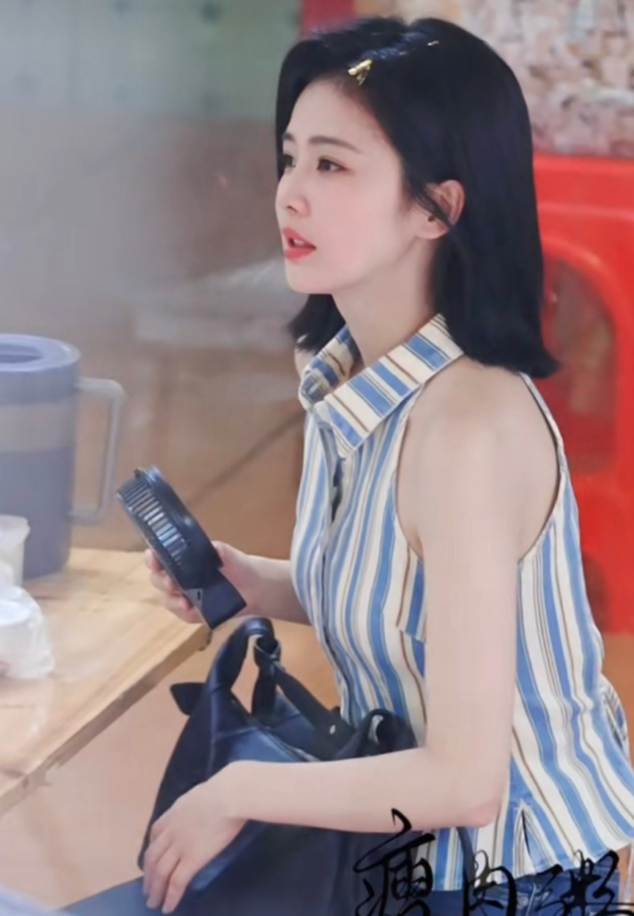 白鹿《开到荼蘼》王韵娜路透，好瘦好漂亮啊！