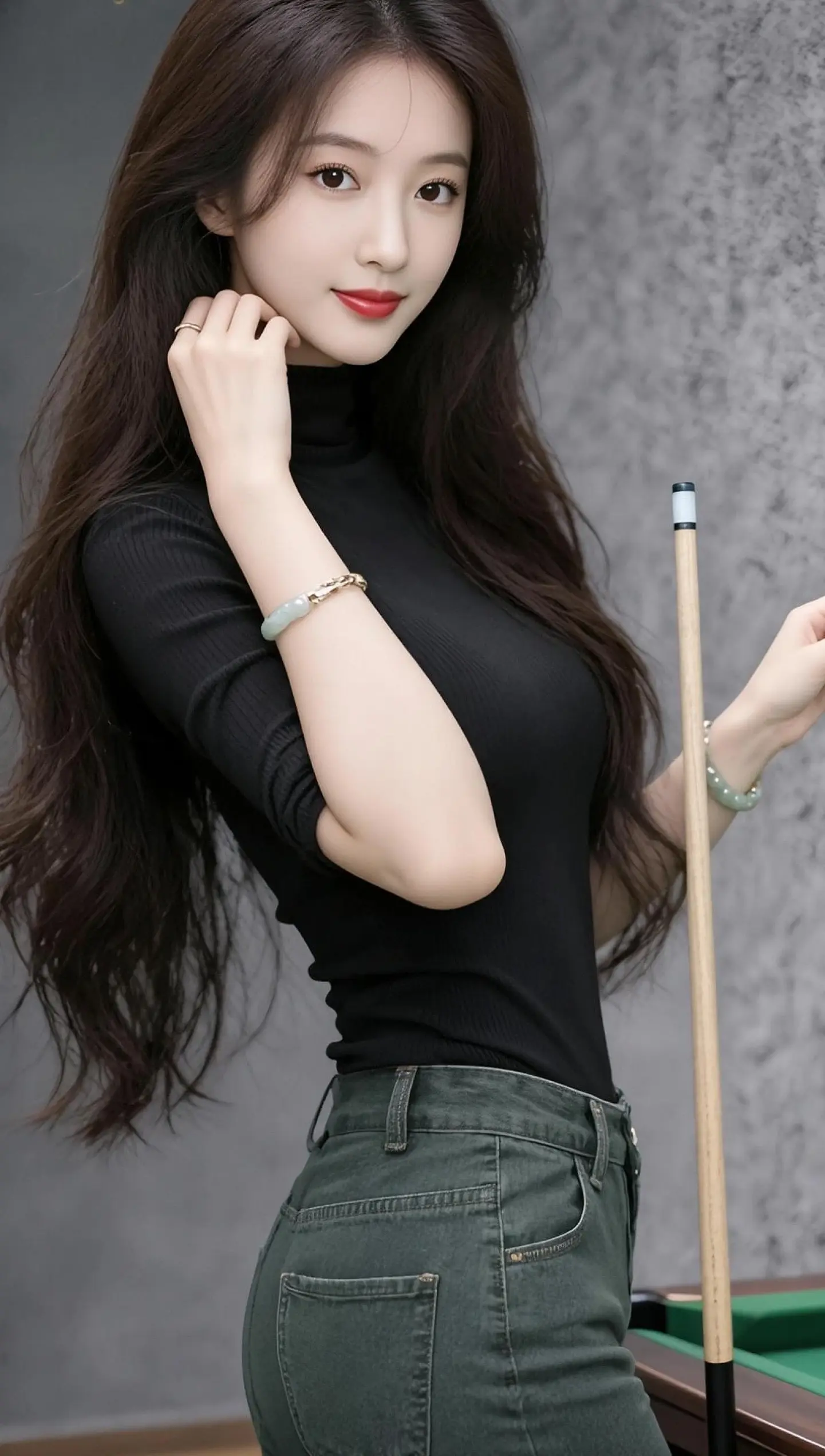 AI台球纯欲风 ai创作