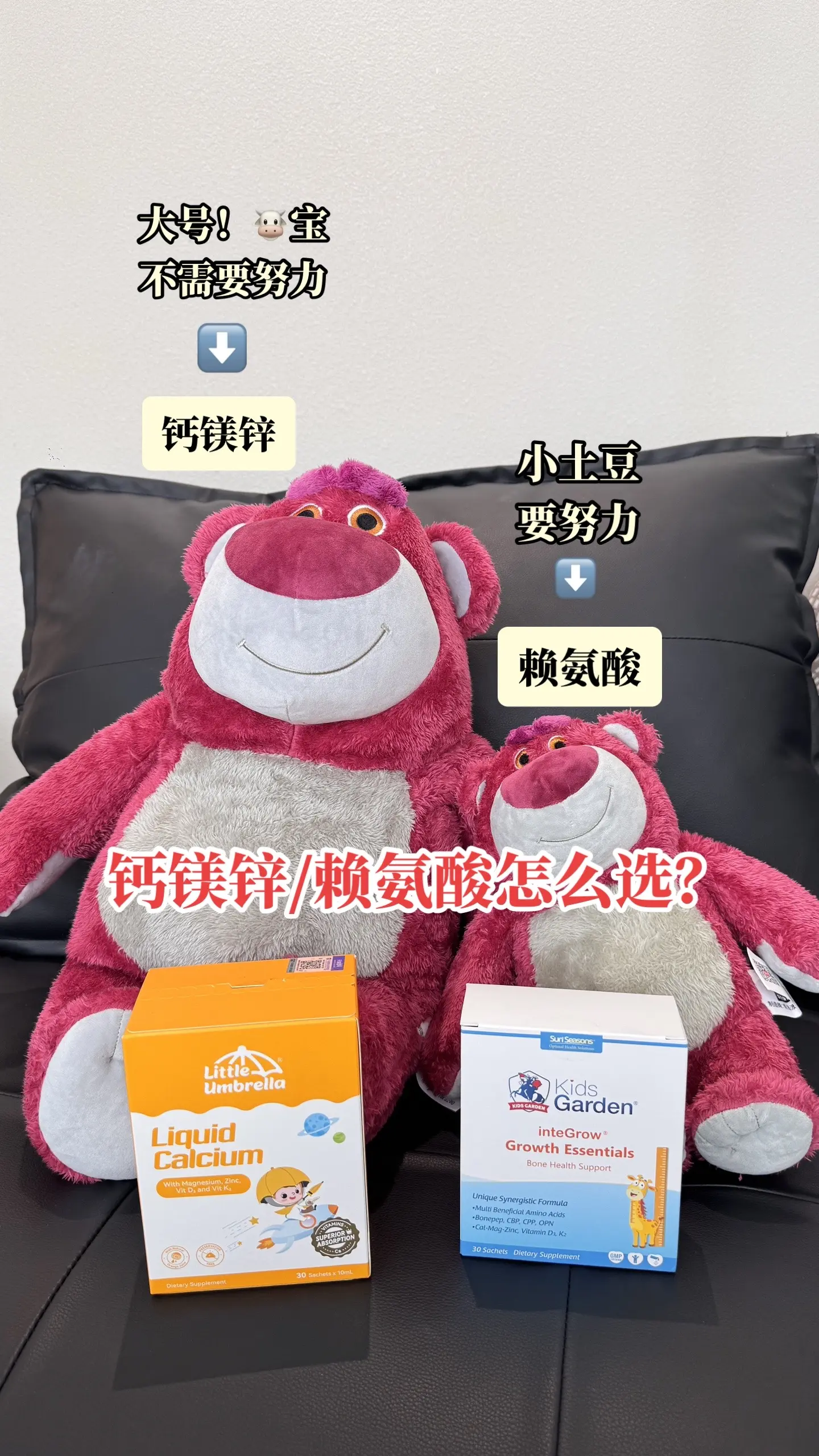 赖氨酸/钙镁锌怎么选？