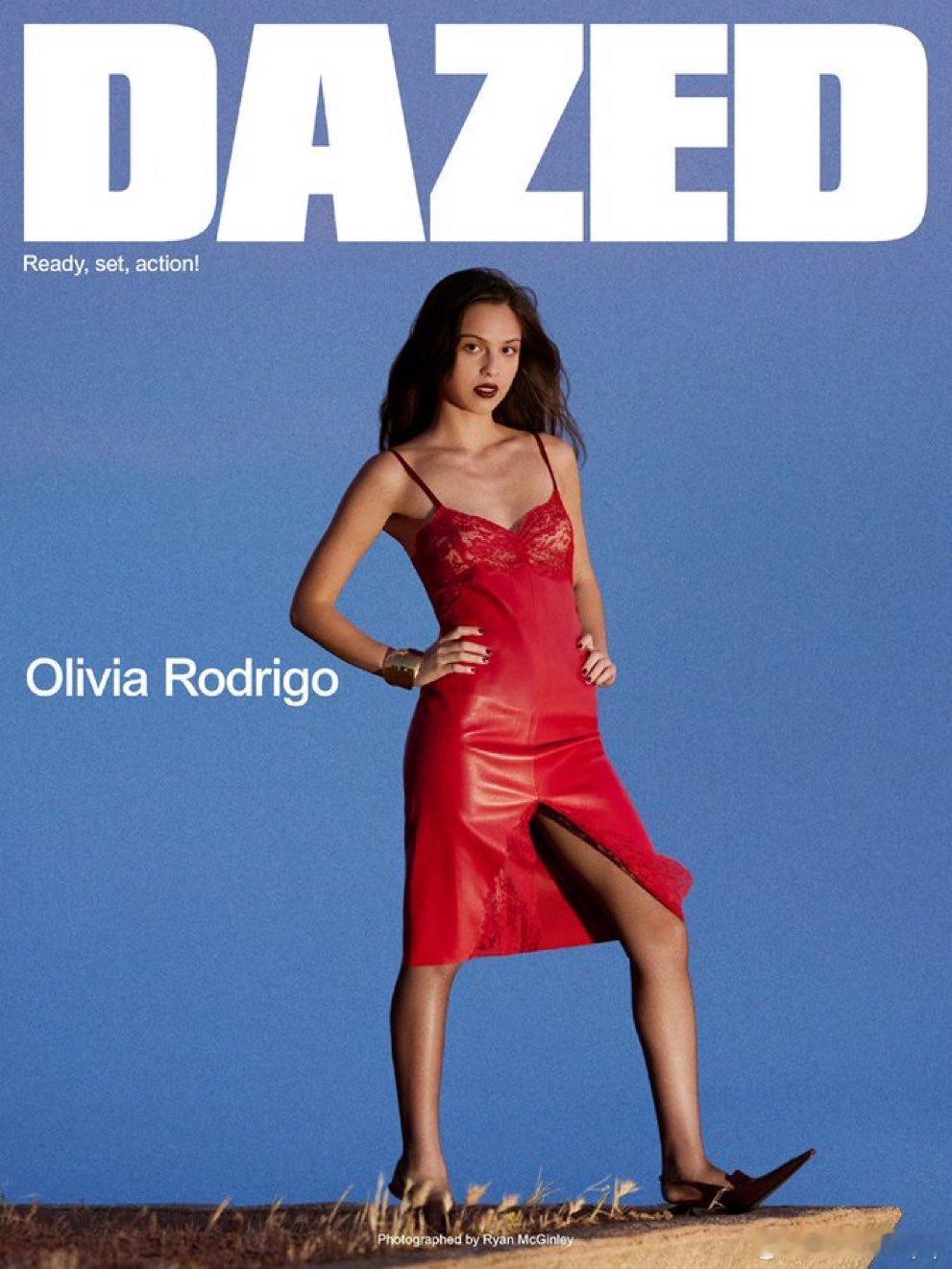 Olivia Rodrigo登上最新一期《Dazed》杂志封面内页写真大赏