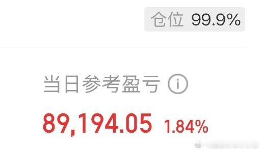 今日，满仓回血1.8%。不急不急，财不入急门 （