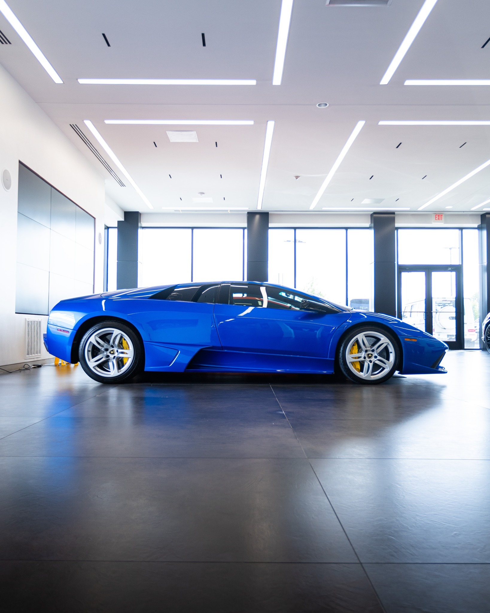 Lamborghini Murcielago LP640兰博基尼 钴蓝黄卡钳的老