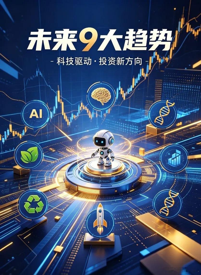 炒股不会选赛道？15年炒股老将：未来的9大趋势！未来3年到5年，甚至10年我认为