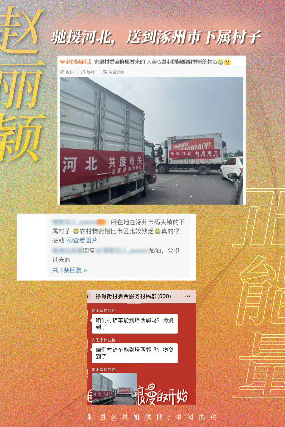 赵丽颖驰援广西赵丽颖正能量 一直都在公益路上！ 希望大家都平平安安！ 